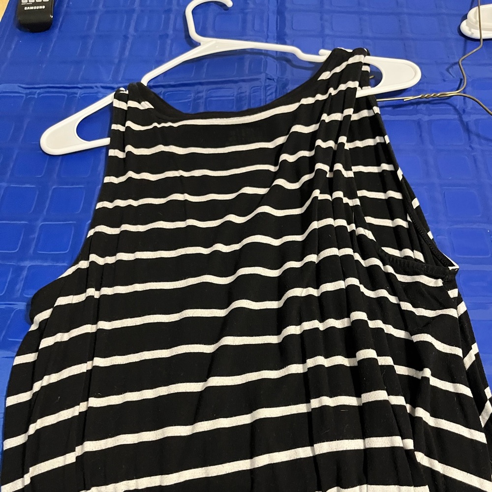 Striped tank dress